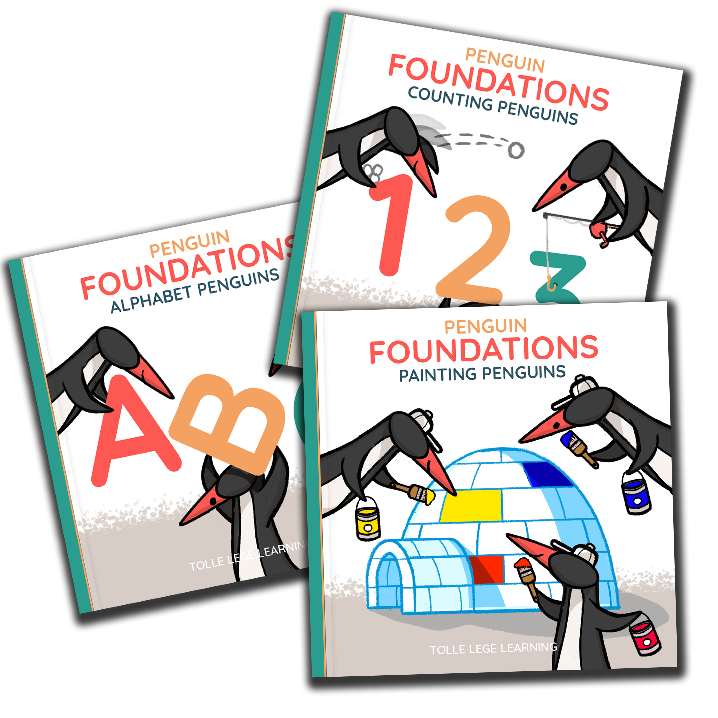 Penguins Learn Book Collection for Ages 1-5 - Tolle Lege Learning