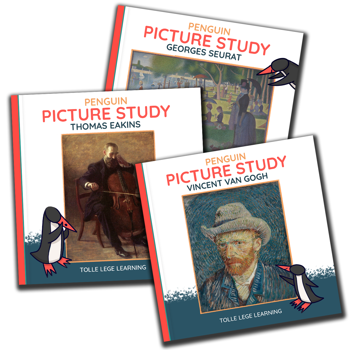 Penguins Picture Study  Art Books for Ages 2-6 - Tolle Lege Learning